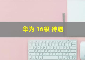 华为 16级 待遇